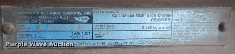 image for item DL5963 Case 850E  dozer