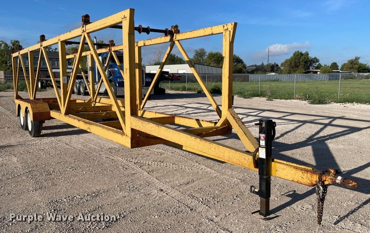image for item DN5139 2000 Shop built  reel trailer