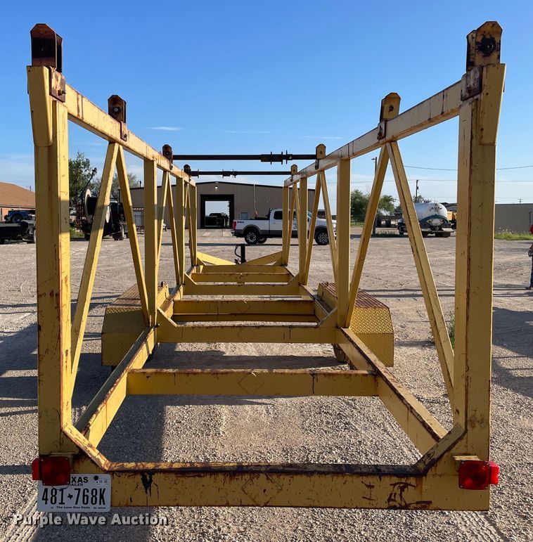 image for item DN5139 2000 Shop built  reel trailer