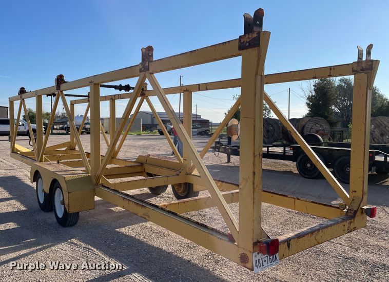 image for item DN5139 2000 Shop built  reel trailer