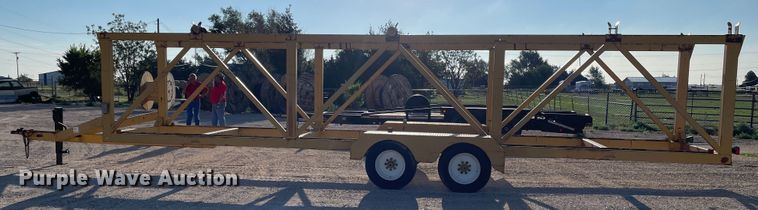 image for item DN5139 2000 Shop built  reel trailer
