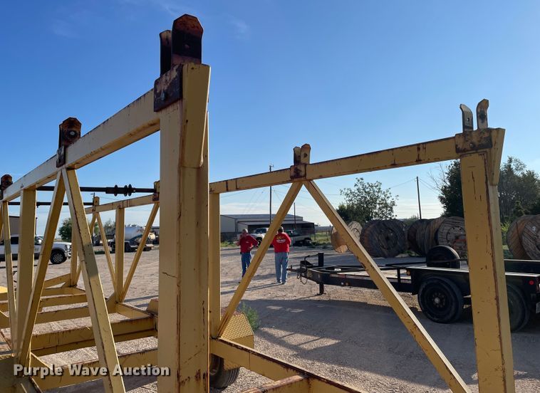 image for item DN5139 2000 Shop built  reel trailer