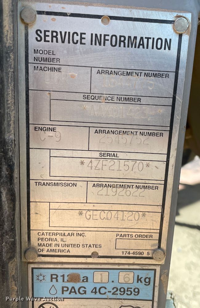 image for item DN5163 2005 Caterpillar D6R XL Series II  dozer