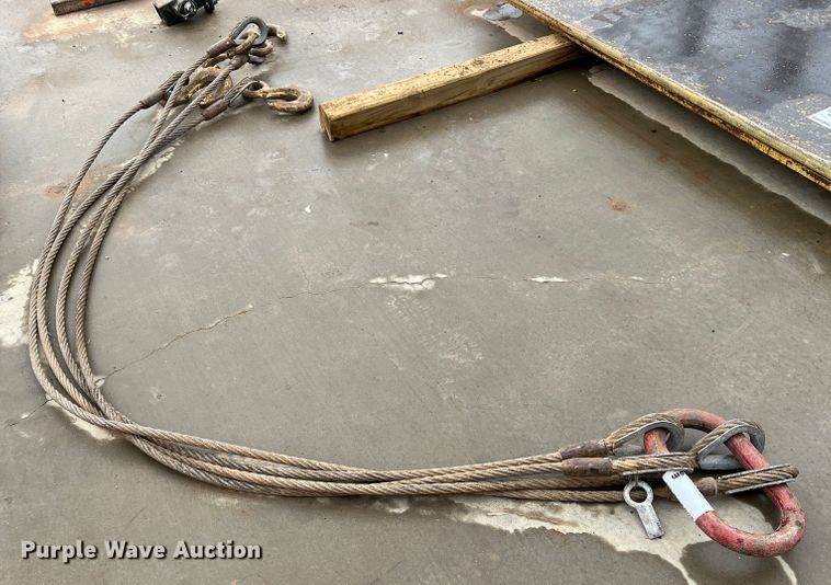 image for item DN5228 (4) American Sling rigging cables