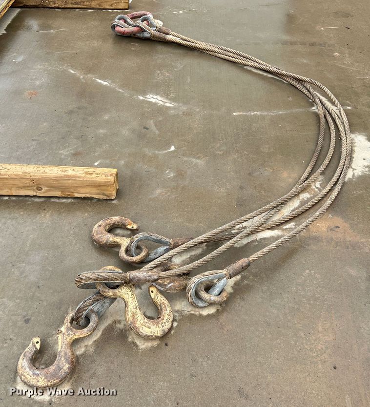 image for item DN5228 (4) American Sling rigging cables