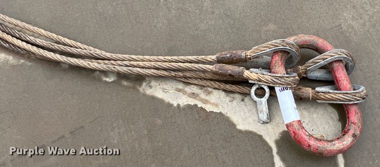image for item DN5228 (4) American Sling rigging cables