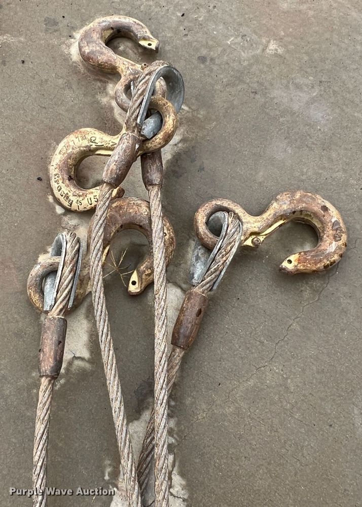 image for item DN5228 (4) American Sling rigging cables