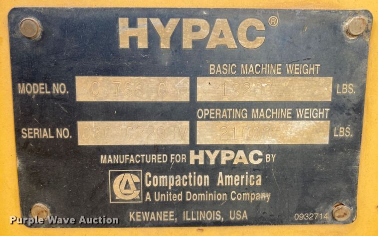 image for item DN8002 Hypac C766C  double drum roller