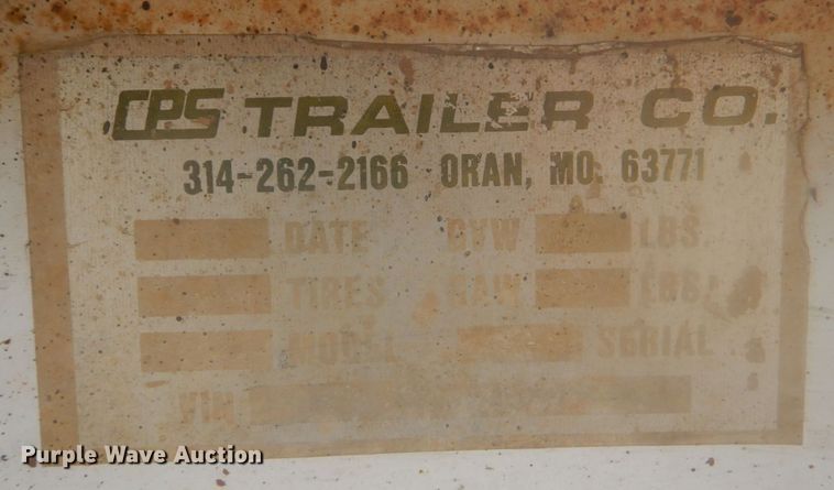 image for item DO1623 1994 CPS  bottom dump trailer