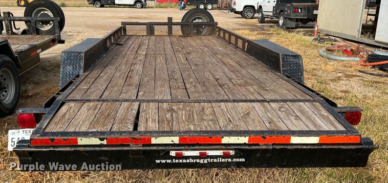 image for item DO8775 2011 Texas Bragg  equipment trailer