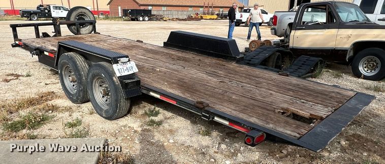 image for item DO8776 2013 Texas Bragg  tilt deck equipment trailer