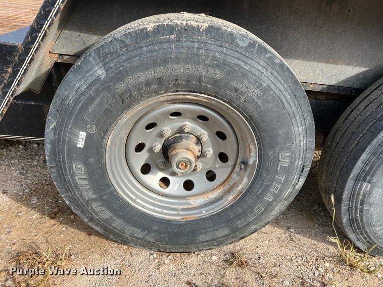 image for item DO8776 2013 Texas Bragg  tilt deck equipment trailer