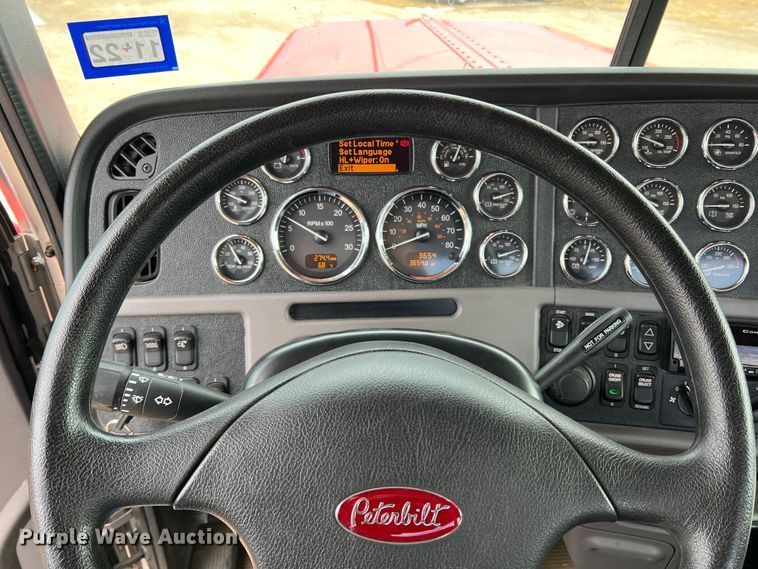 image for item DO8783 2021 Peterbilt 389  Figure 8 fiber optic reel truck