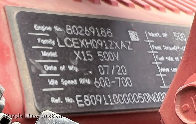 image for item DO8783 2021 Peterbilt 389  Figure 8 fiber optic reel truck