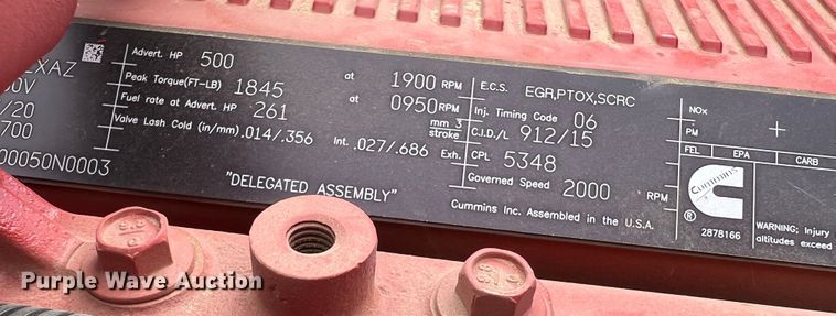 image for item DO8783 2021 Peterbilt 389  Figure 8 fiber optic reel truck