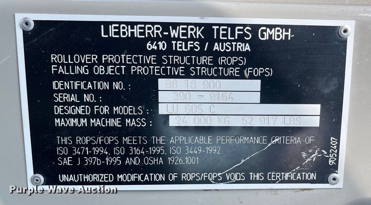 image for item DP4841 2007 John Deere 605C  track loader