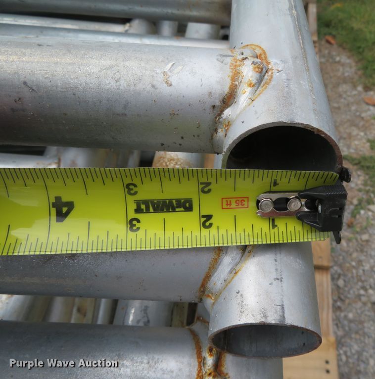 image for item DR0136 Approximately 495 shop built temporary fence stands