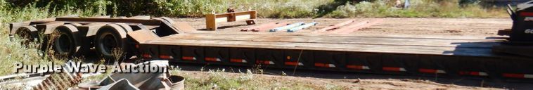 image for item DR0547 1989 Eager Beaver 60GSL  lowboy equipment trailer