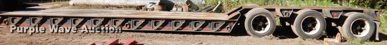 image for item DR0547 1989 Eager Beaver 60GSL  lowboy equipment trailer