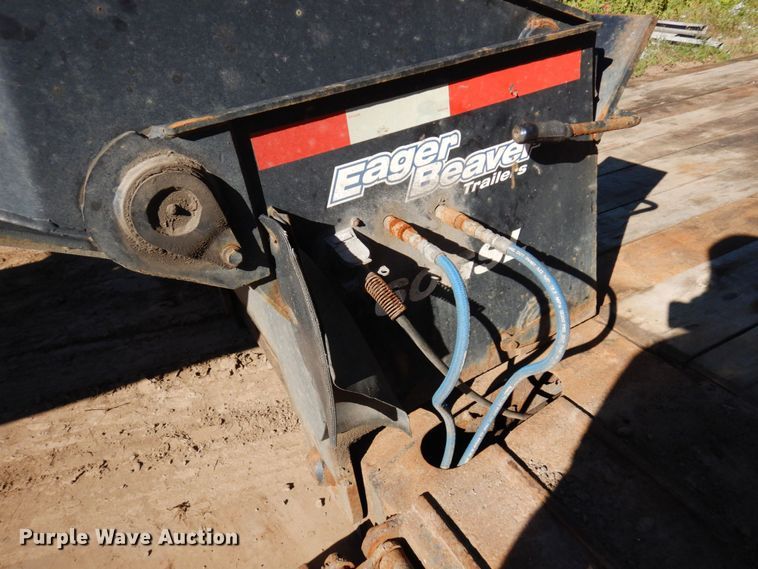 image for item DR0547 1989 Eager Beaver 60GSL  lowboy equipment trailer