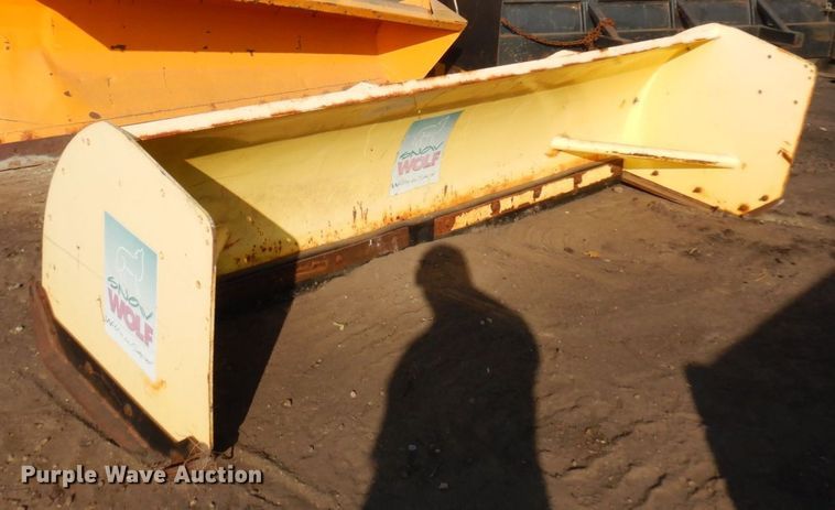 image for item DR0564 Snow Wolf  120"W skid steer snow pusher