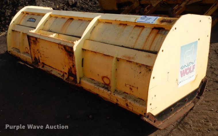 image for item DR0564 Snow Wolf  120"W skid steer snow pusher
