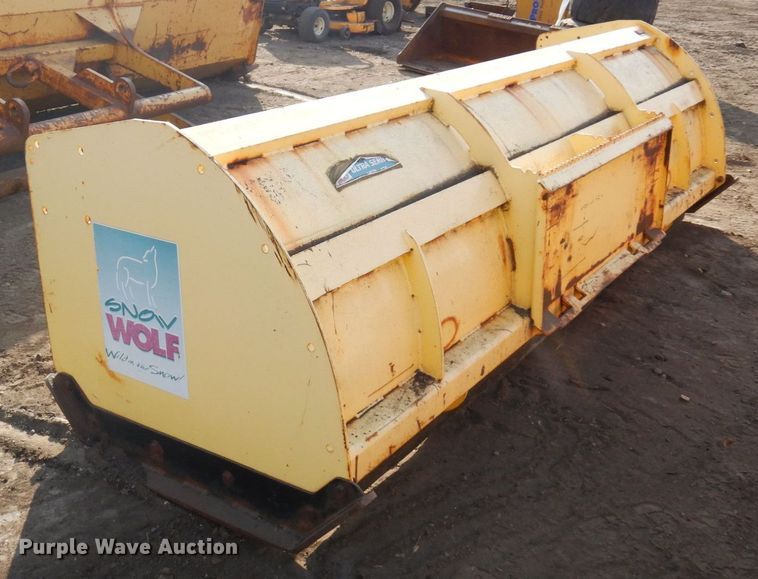 image for item DR0564 Snow Wolf  120"W skid steer snow pusher