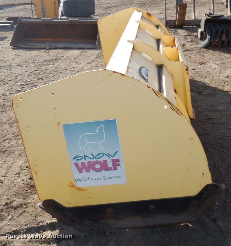 image for item DR0564 Snow Wolf  120"W skid steer snow pusher