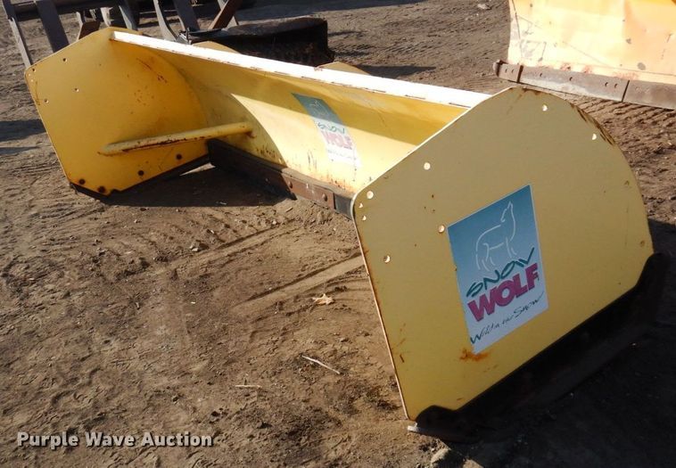 image for item DR0564 Snow Wolf  120"W skid steer snow pusher