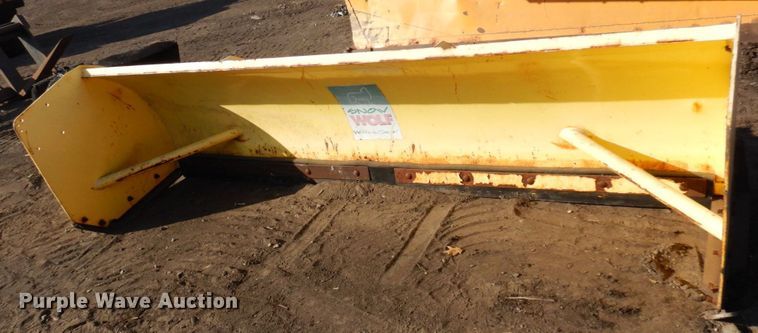 image for item DR0564 Snow Wolf  120"W skid steer snow pusher
