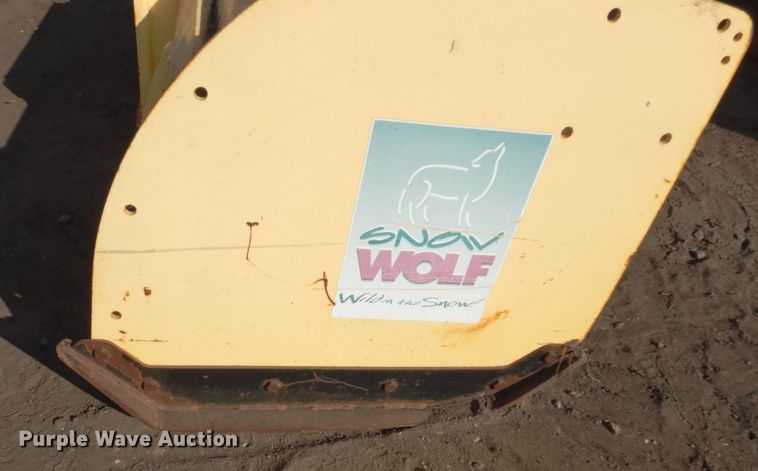 image for item DR0564 Snow Wolf  120"W skid steer snow pusher