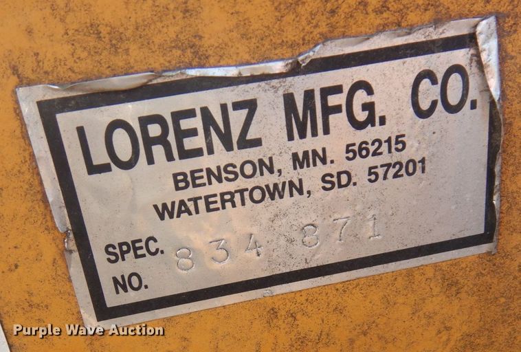 image for item DR0568 Lorenz  8'W snow blower