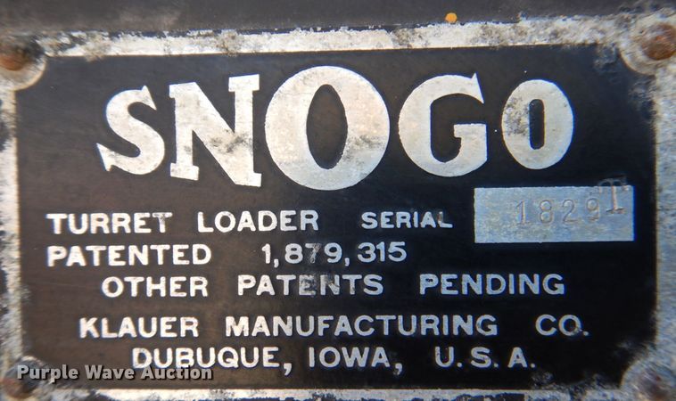 image for item DS8225 Snogo MP-3D  snow blower