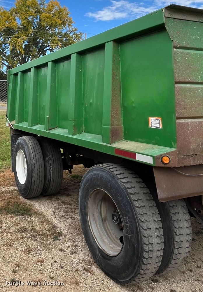 image for item DS8235 2000 Brady  end dump pup trailer