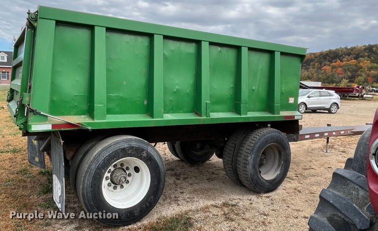 image for item DS8235 2000 Brady  end dump pup trailer