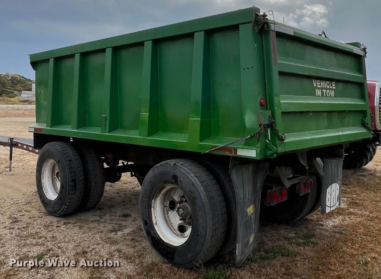 image for item DS8235 2000 Brady  end dump pup trailer
