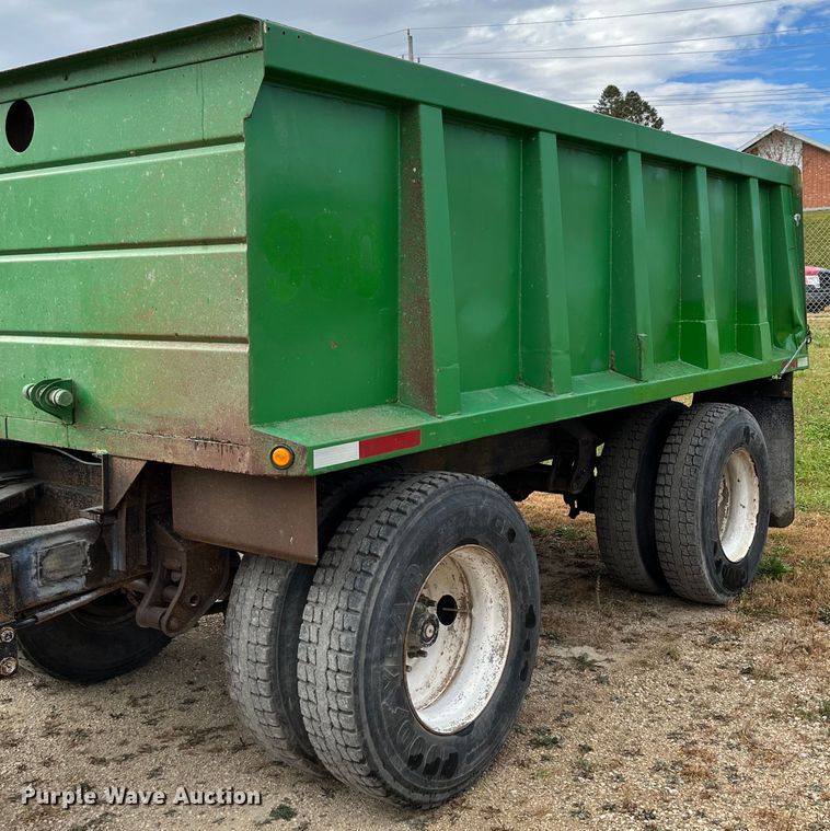 image for item DS8235 2000 Brady  end dump pup trailer