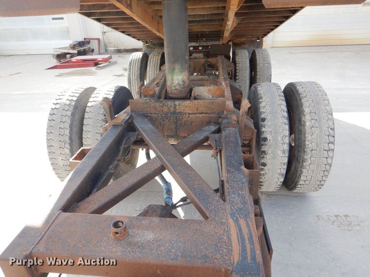 image for item DS8235 2000 Brady  end dump pup trailer