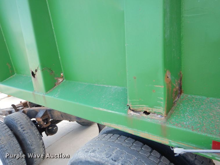 image for item DS8235 2000 Brady  end dump pup trailer