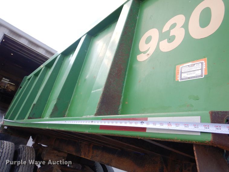 image for item DS8235 2000 Brady  end dump pup trailer