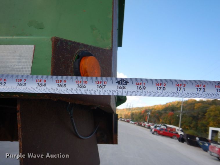 image for item DS8235 2000 Brady  end dump pup trailer