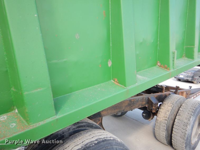image for item DS8235 2000 Brady  end dump pup trailer