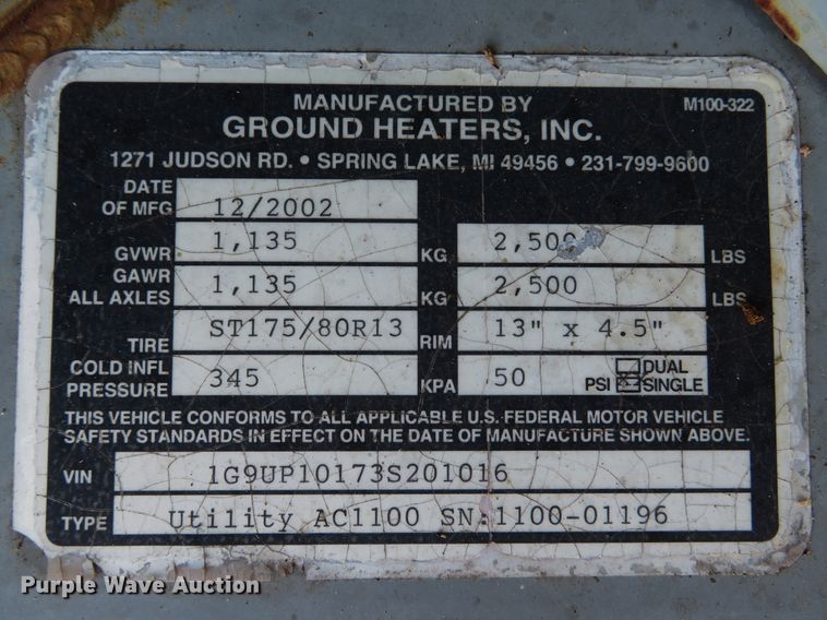 image for item FB9814 (2) Ground Heaters Inc. ground heaters