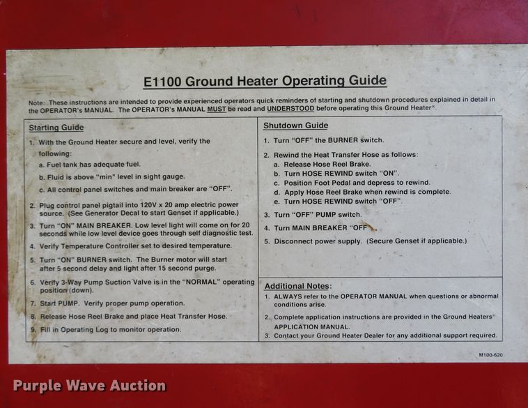 image for item FB9814 (2) Ground Heaters Inc. ground heaters
