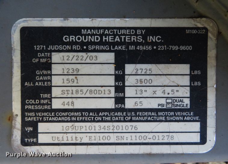 image for item FB9814 (2) Ground Heaters Inc. ground heaters