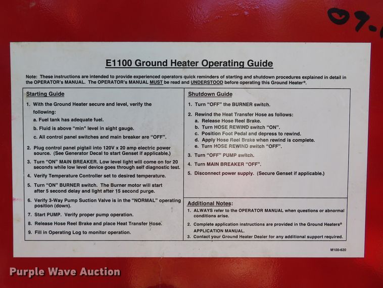 image for item FB9815 (2) Ground Heaters Inc. ground heaters