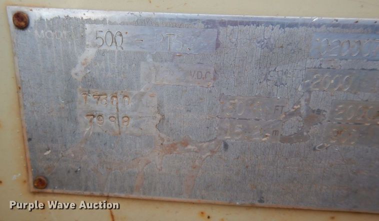 image for item HF9373 2000 JLG 500RTS  scissor lift