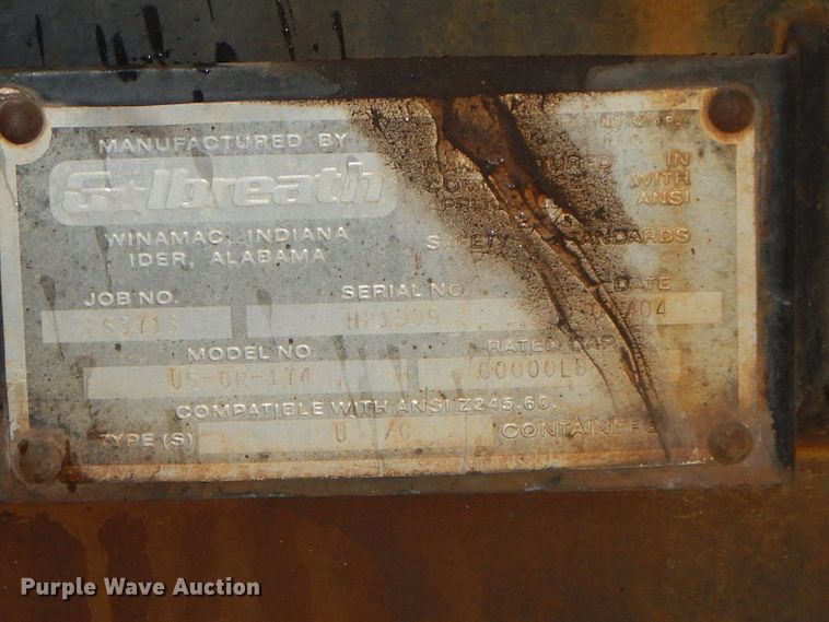 image for item HF9380 2004 Mack DM690S  roll-off container truck