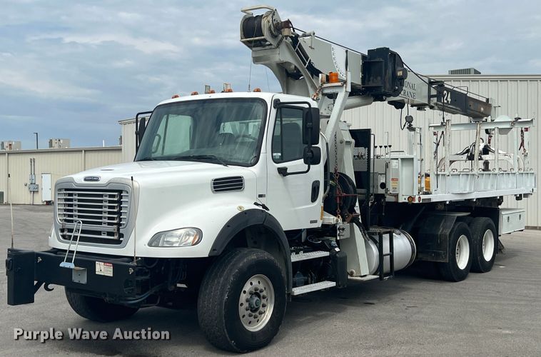 image for item IA9201 2012 Freightliner Business Class M2  crane truck