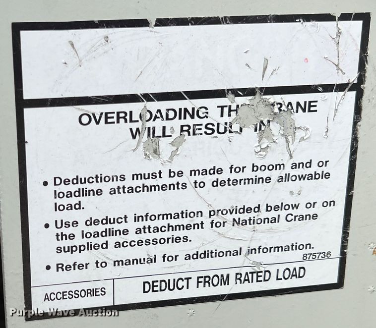 image for item IA9201 2012 Freightliner Business Class M2  crane truck